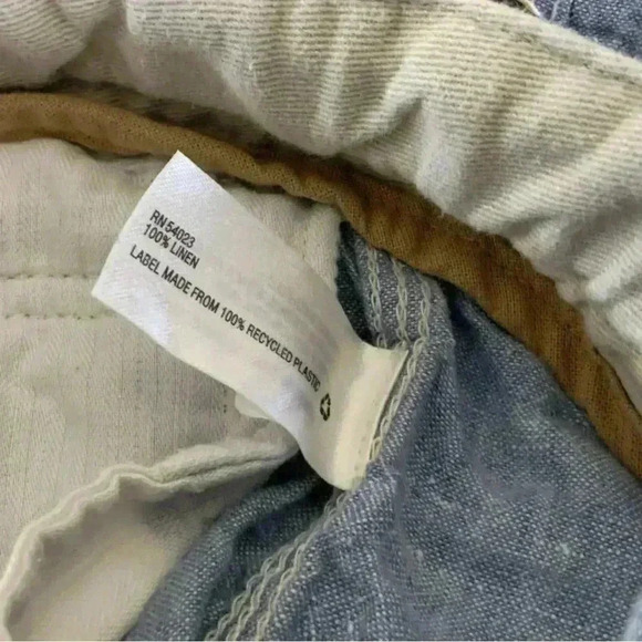 Gap Linen Roll Up Pants 18/24M - Picture 4 of 4